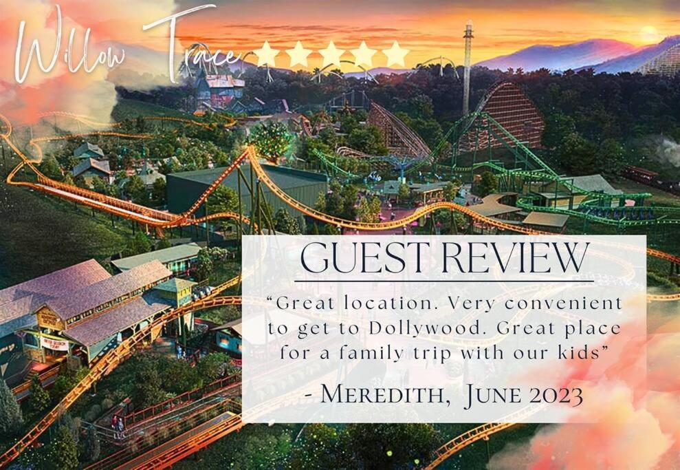 Willow Trace: Family Retreat, Hot Tub, Gaming! Pigeon Forge Eksteriør billede